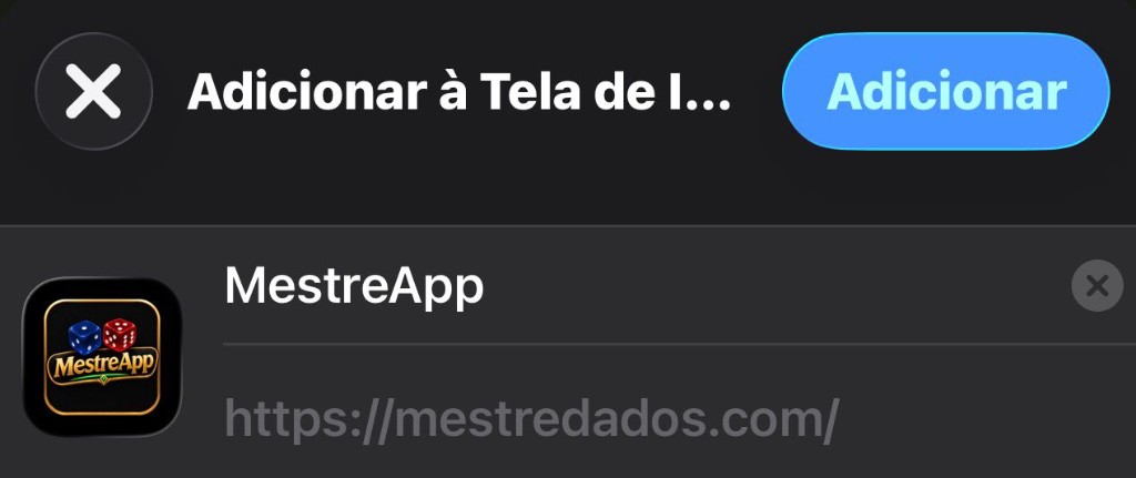 Passo 4 — confirmar Adicionar